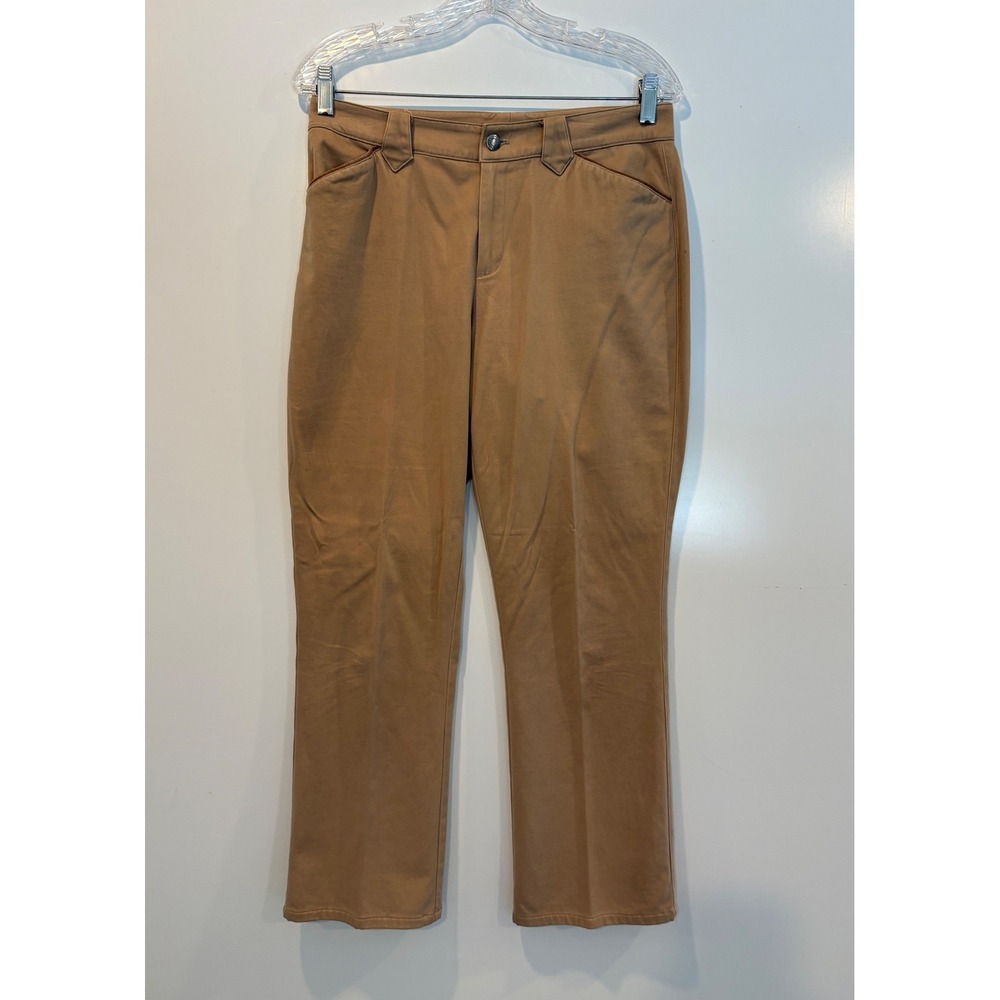 Lauren Jeans Co Ralph Lauren Petite Khaki Straight Leg Pants Size 6P